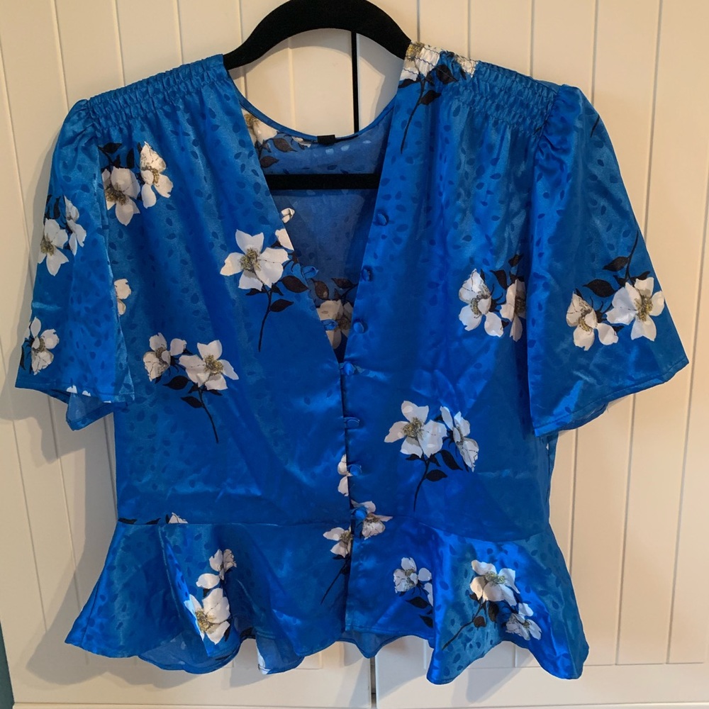 Short Sleeve Topshop Blouse